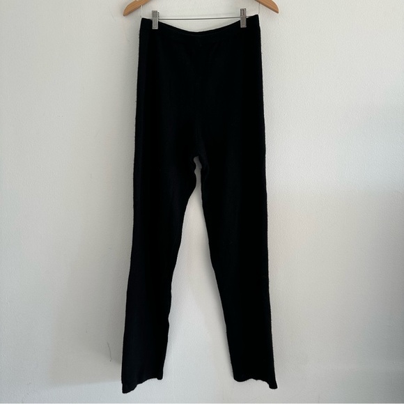 Vintage Nancy Heller 100% Cashmere Black Pants Straight Leg - Picture 2 of 6